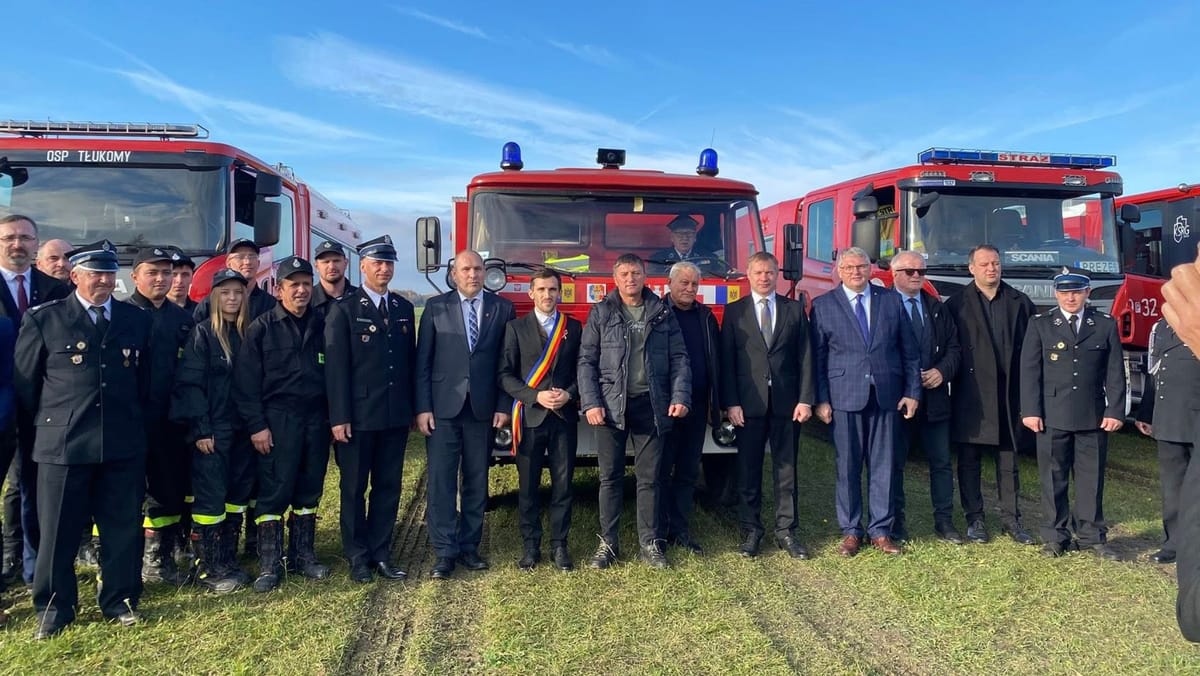 Ajutor pentru comunități. Șase localități din R. Moldova au primit autospeciale de intervenție din partea Poloniei