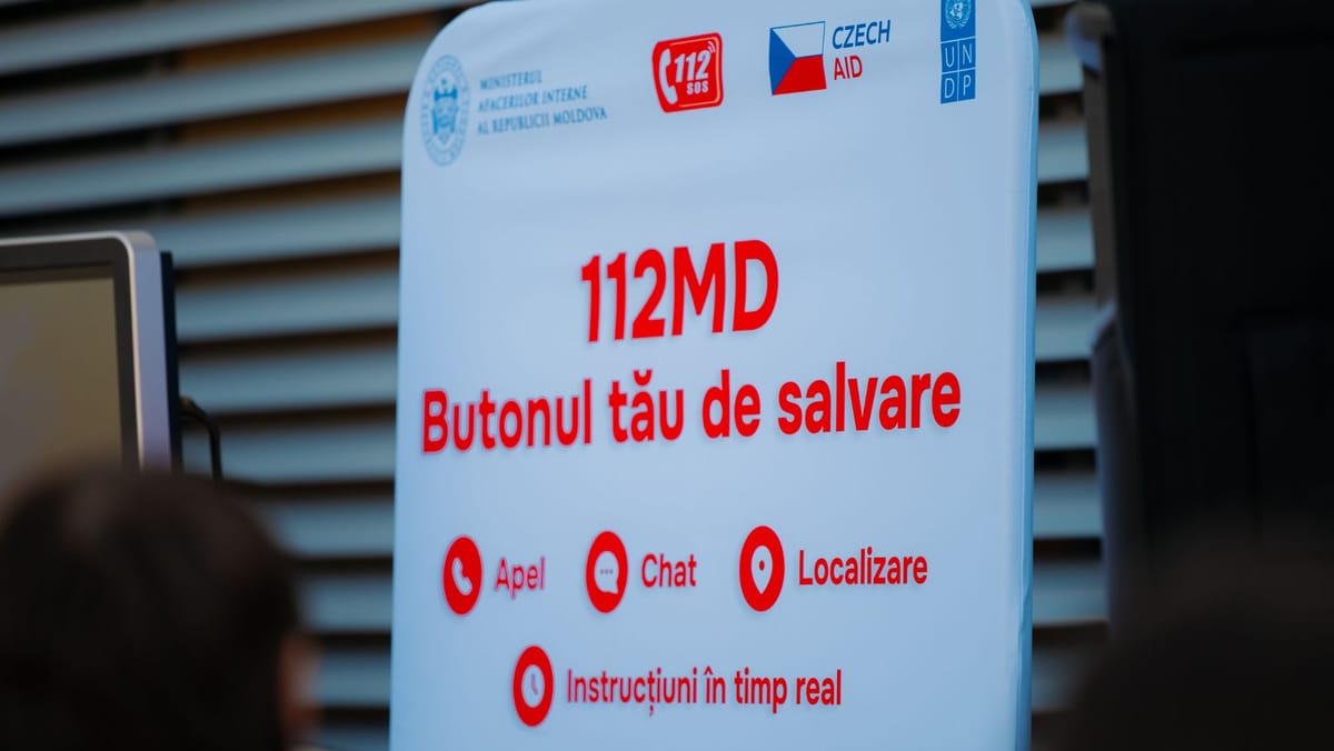 În R. Moldova a fost lansată aplicația 112MD - soluția digitală oficială a Serviciului 112