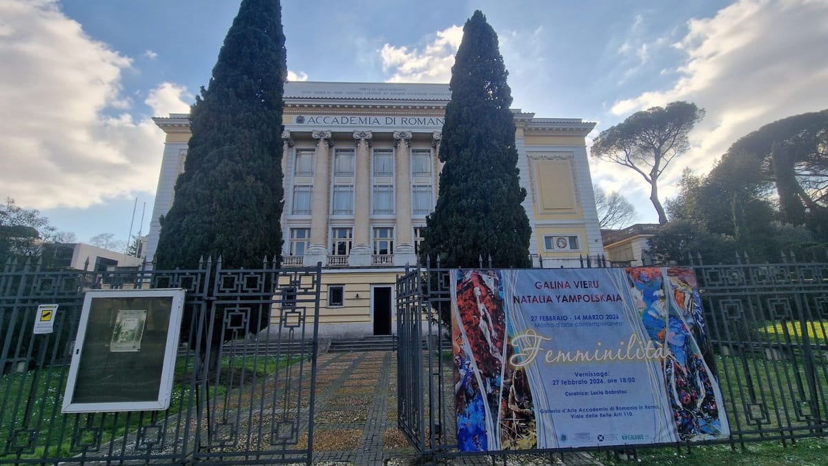 Expoziția „Feminitate” a artistelor Galina Vieru și Natalia Yampolskaia, deschisă la Roma