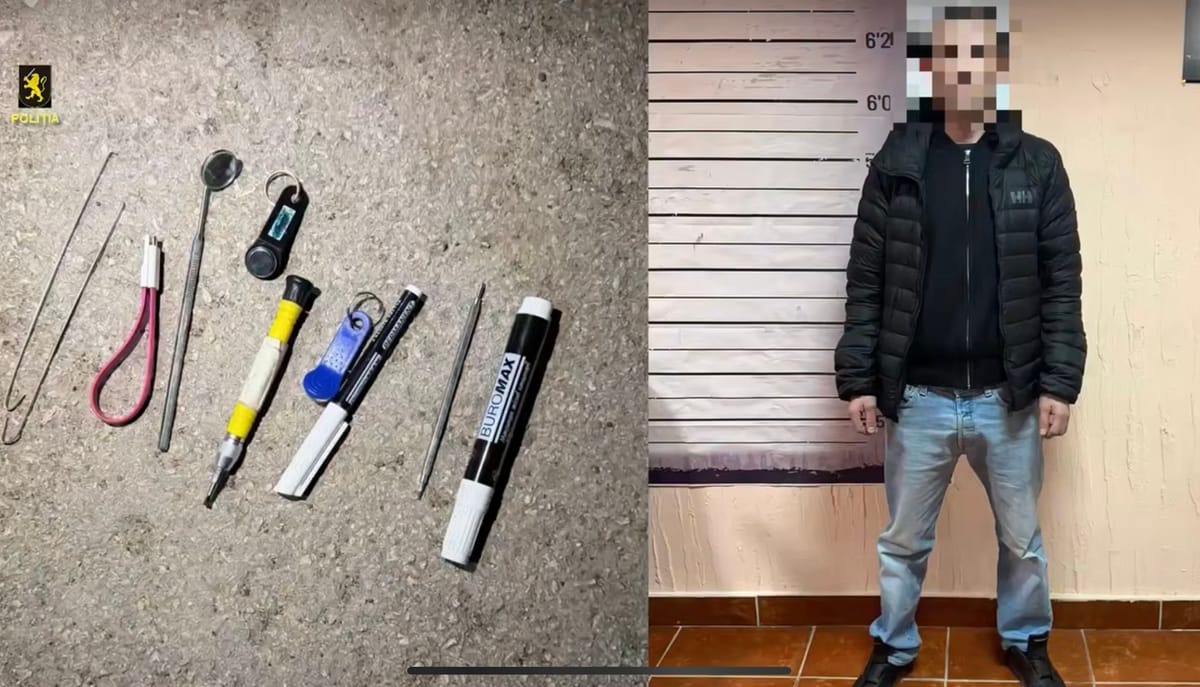 VIDEO/ Doi bărbați au fost reținuți la Chișinău pentru furturi din locuințe de peste 650.000 de lei