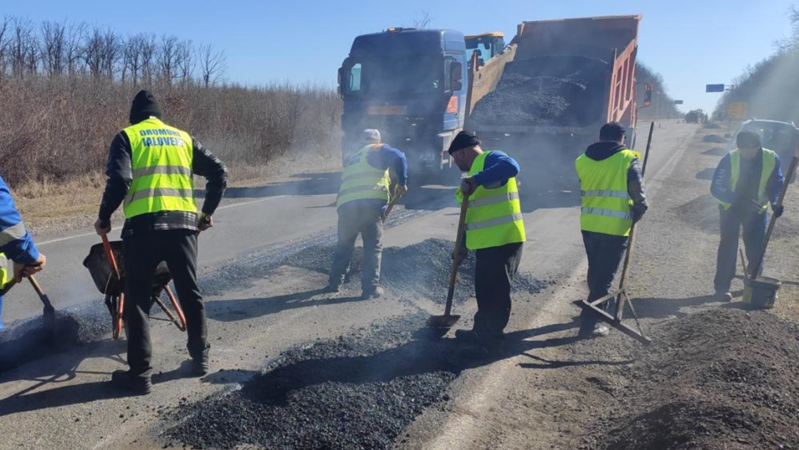 Drumarii au intervenit astăzi pe mai multe drumuri naționale - ce lucrări au fost efectuate