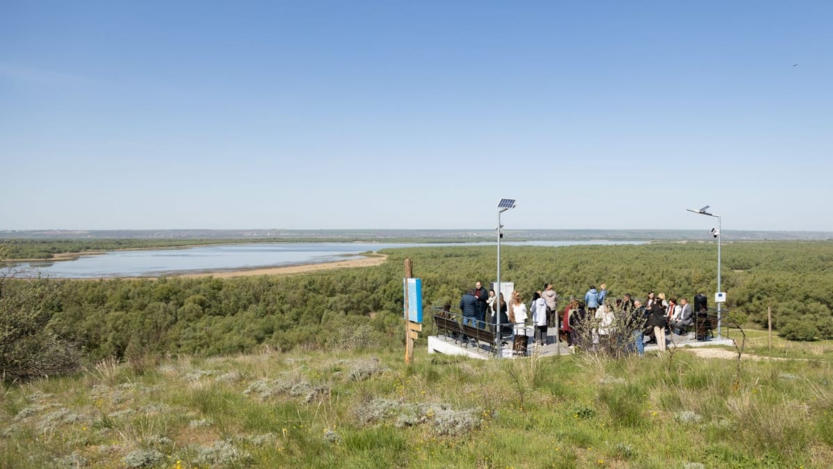 FOTO/ În sudul R. Moldova au fost lansate noi trasee turistice. De unde poți admira lacul Beleu și rezervația „Prutul de Jos”