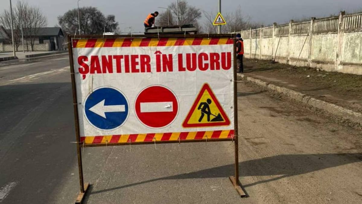 Circulație rutieră parțial suspendată pe strada Podgorenilor din Chișinău până pe 8 mai