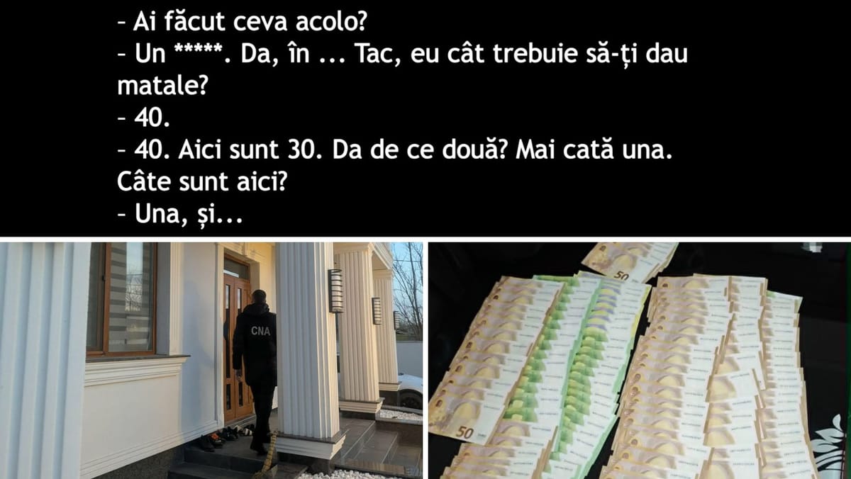 AUDIO/ Interceptări în dosarul de corupție din construcții. CNA publică discuții dintre suspecți: „Dă tipa să le împărțim”