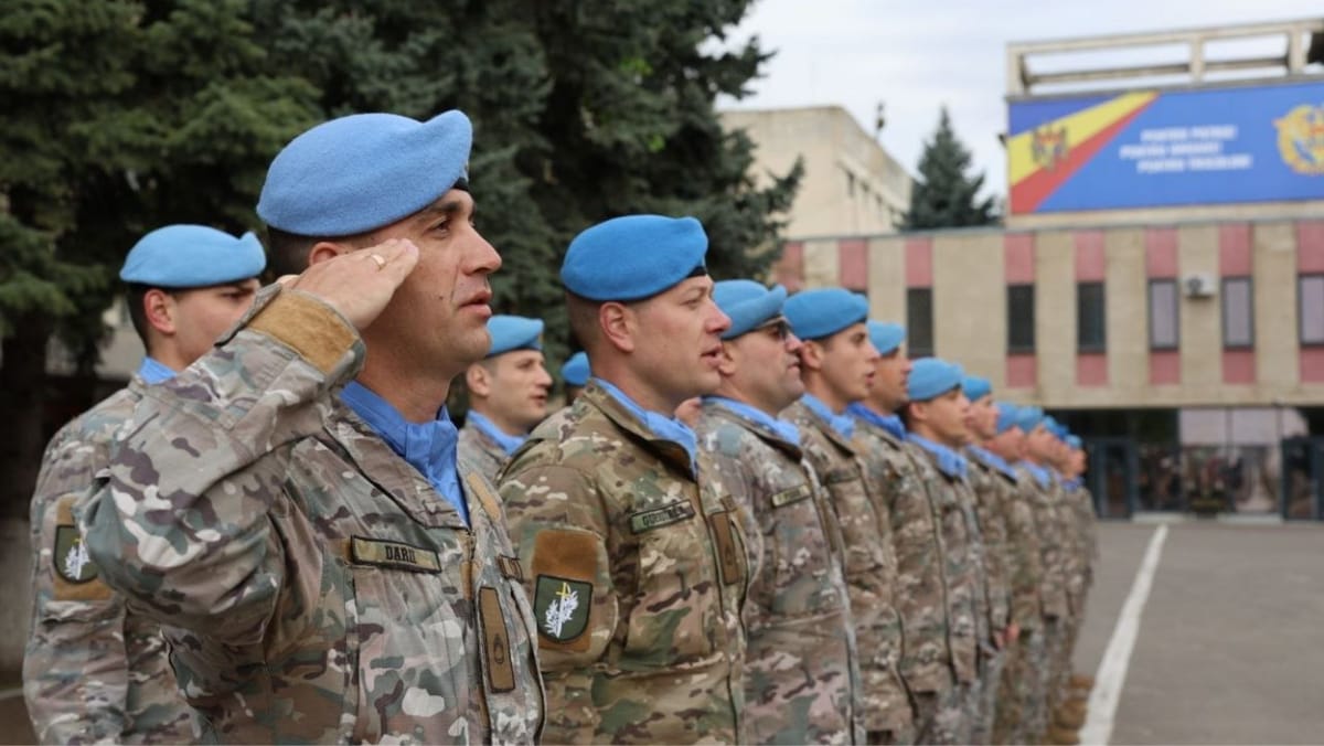 FOTO/VIDEO Militarii moldoveni care au participat la misiunea ONU din Liban au revenit în țară