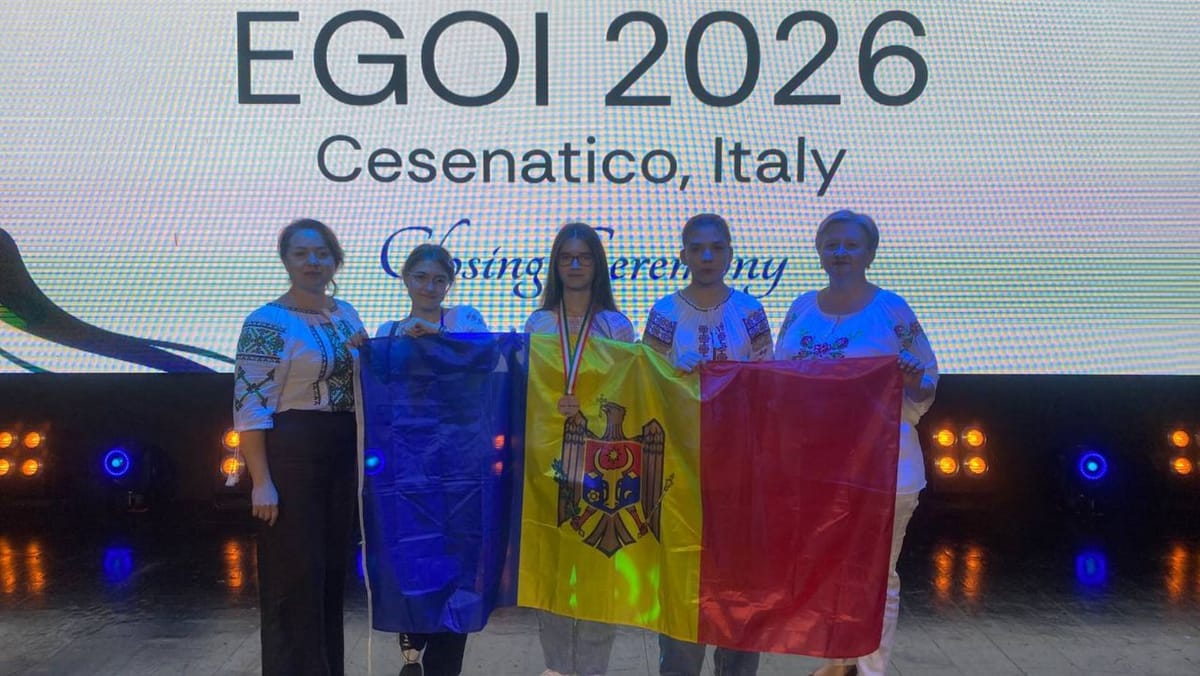 R. Moldova a obținut o medalie de bronz și o mențiune de onoare la Olimpiada Europeană de Informatică pentru Fete