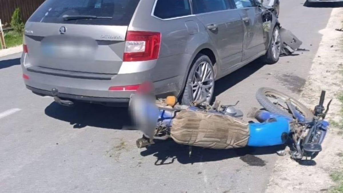Doi bărbați din satul Izvoare au decedat în urma unui accident cu implicarea unei motociclete