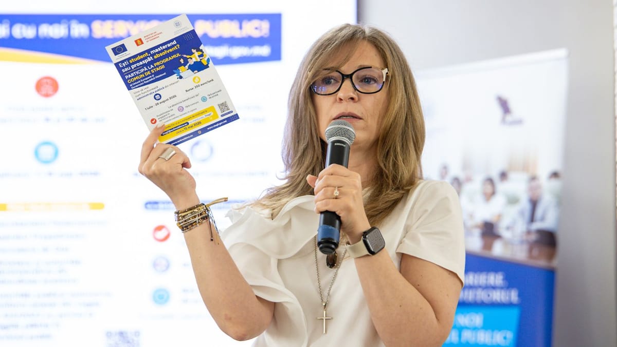 Programul de stagii plătite în serviciul public, lansat la Universitatea de Stat „Alecu Russo” din Bălți