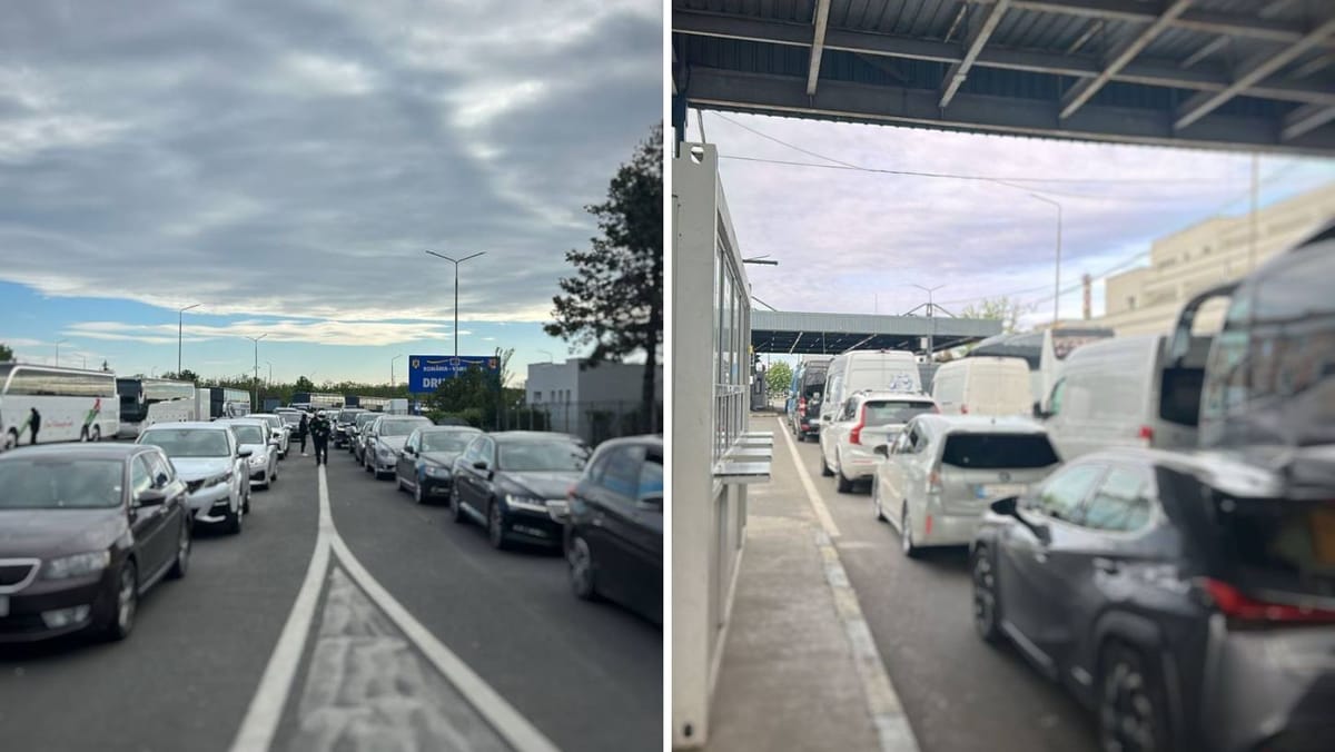 ACTUALIZARE/ Traficul transfrontalier intens din punctul de trecere Leușeni a fost fluidizat