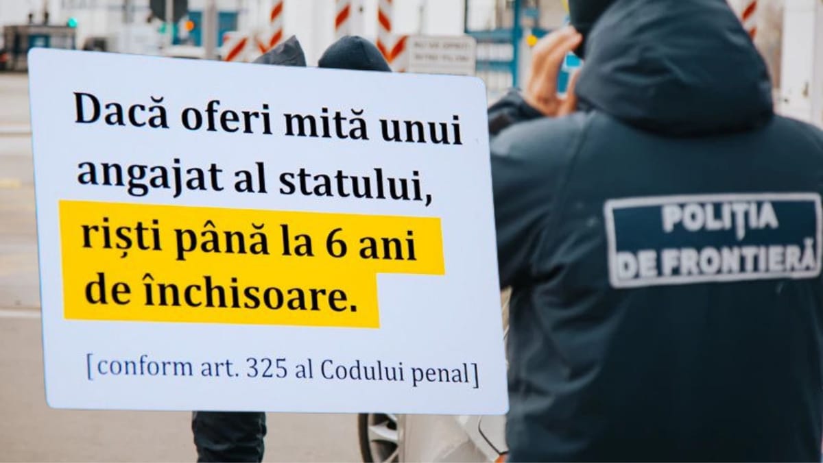 „Pentru rapiditate și pentru ceai”. Doi călători ar fi încercat să mituiască polițiștii de frontieră