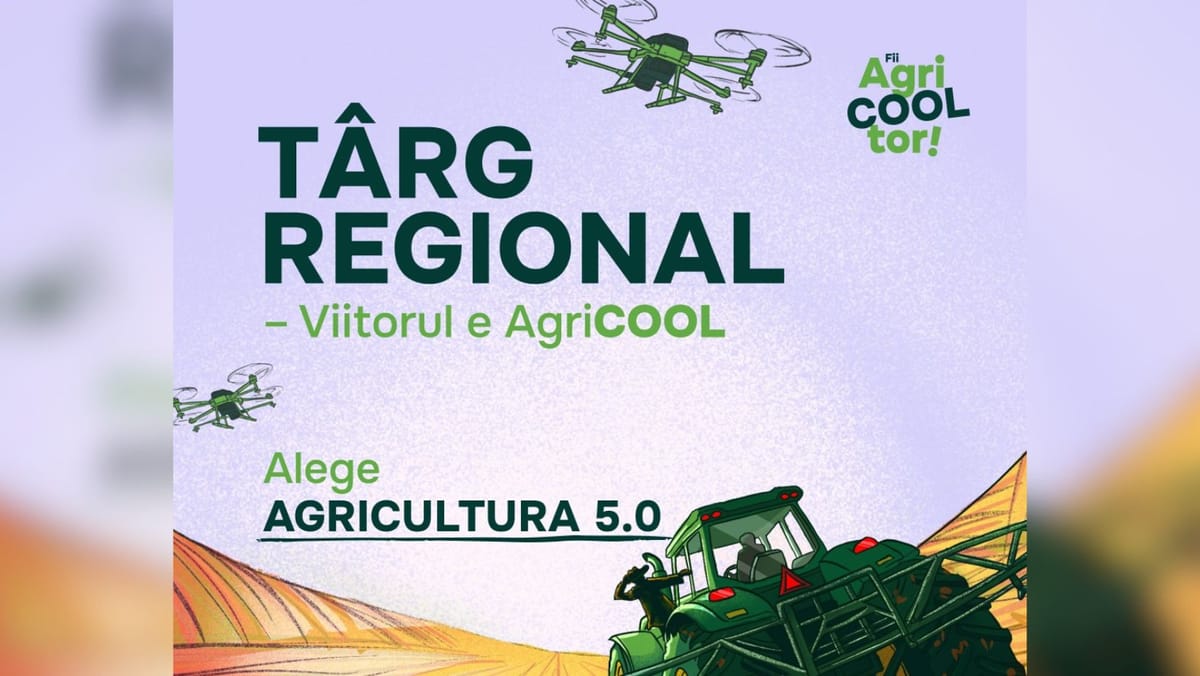 Tinerii sunt invitați să descopere „Agricultura 5.0” la Căușeni. Drone, robotică și învățământ dual la târgul AgriCOOL