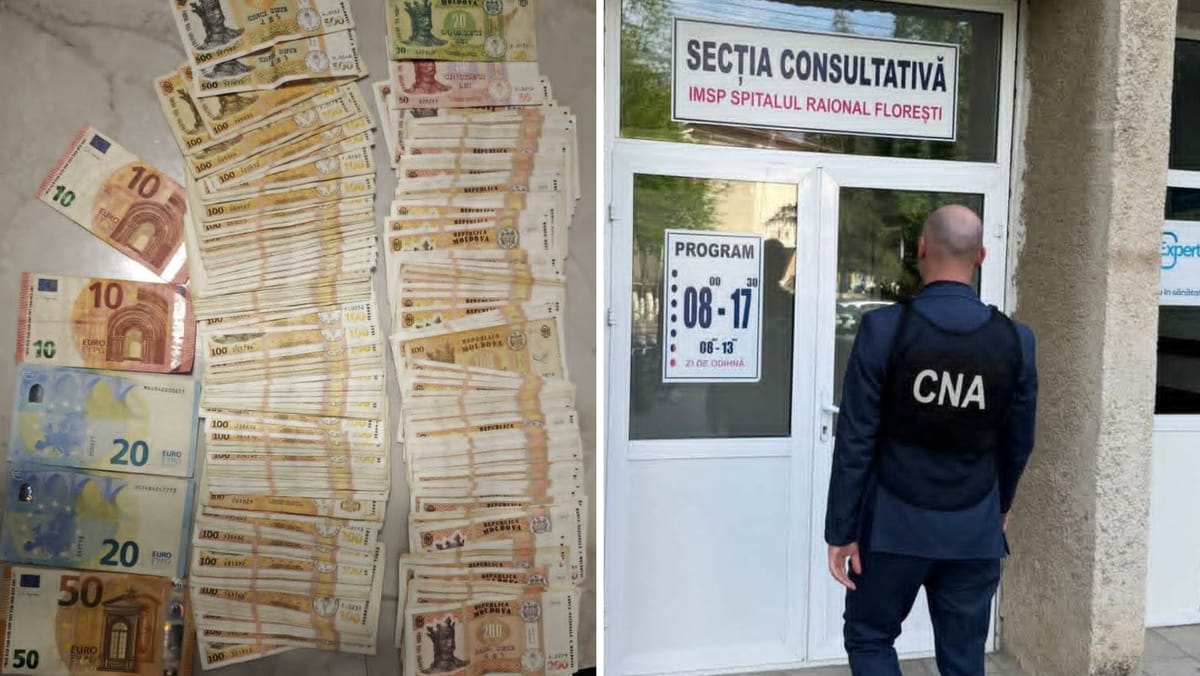 Percheziții la Spitalul Raional Florești. Mai mulți angajați, cercetați pentru corupție și trafic de influență
