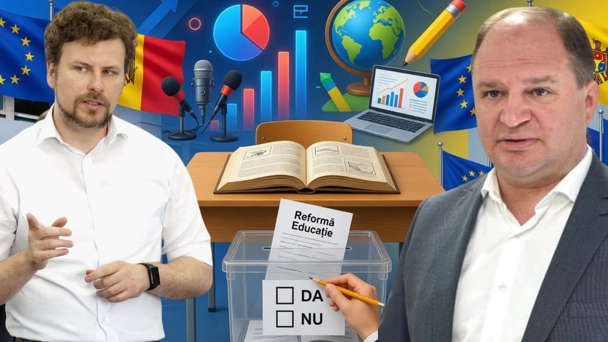Perciun, reacție dură la referendumul propus de Ceban privind școlile: „Clase arhipline și un miliard de lei nevalorificați”