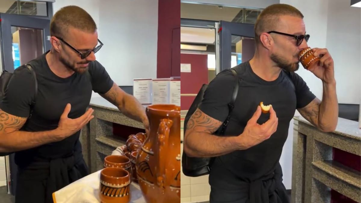 VIDEO/ Interpretul Ricky Martin, întâmpinat la Aeroportul Chișinău cu pâine, sare și vin: „¡Bienvenido a Moldavia!”