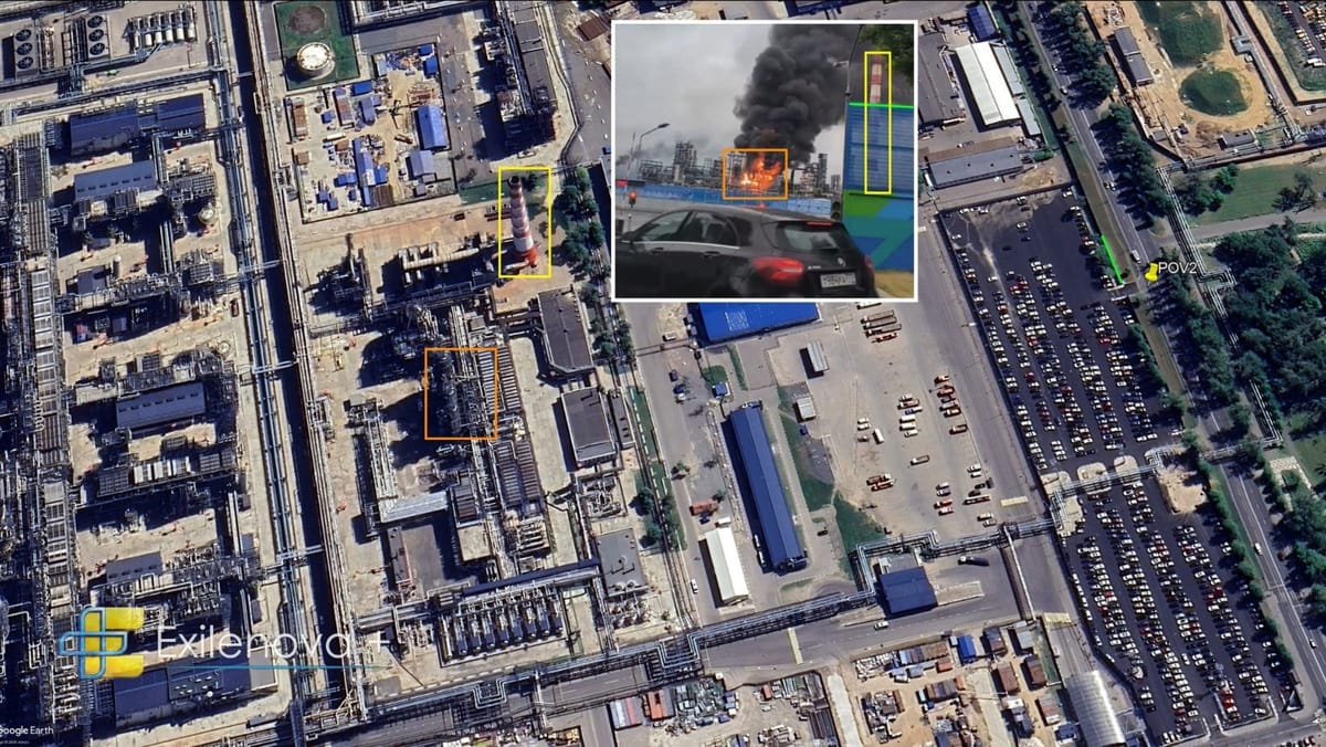 Rafinăria Moscovei și un depozit din Krasnodar, lovite în atacuri cu drone. Zelenski confirmă operațiunea