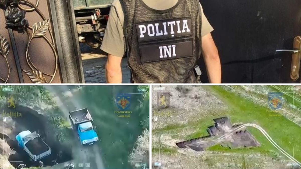 VIDEO/ Pământ fertil, extras noaptea și vândut ilegal. Patru persoane au fost reținute