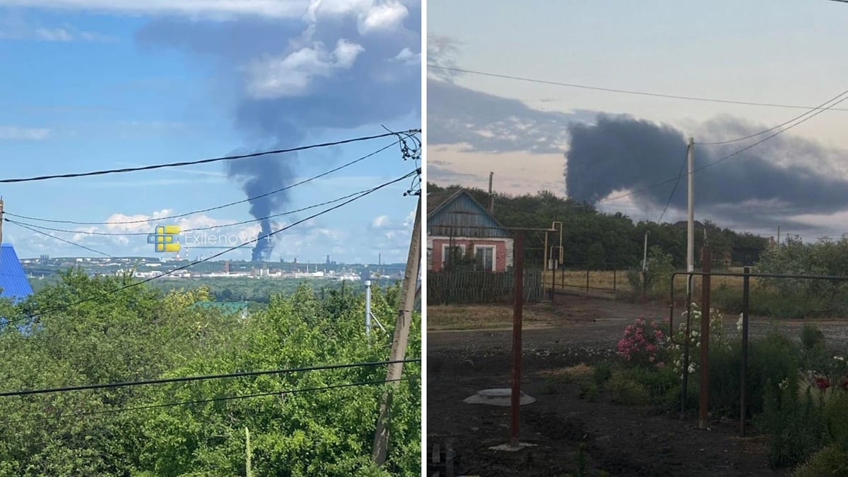 VIDEO/ Depozit petrolier din regiunea Krasnodar, lovit pentru a doua oară în 10 zile. Zelenski confirmă atacul ucrainean