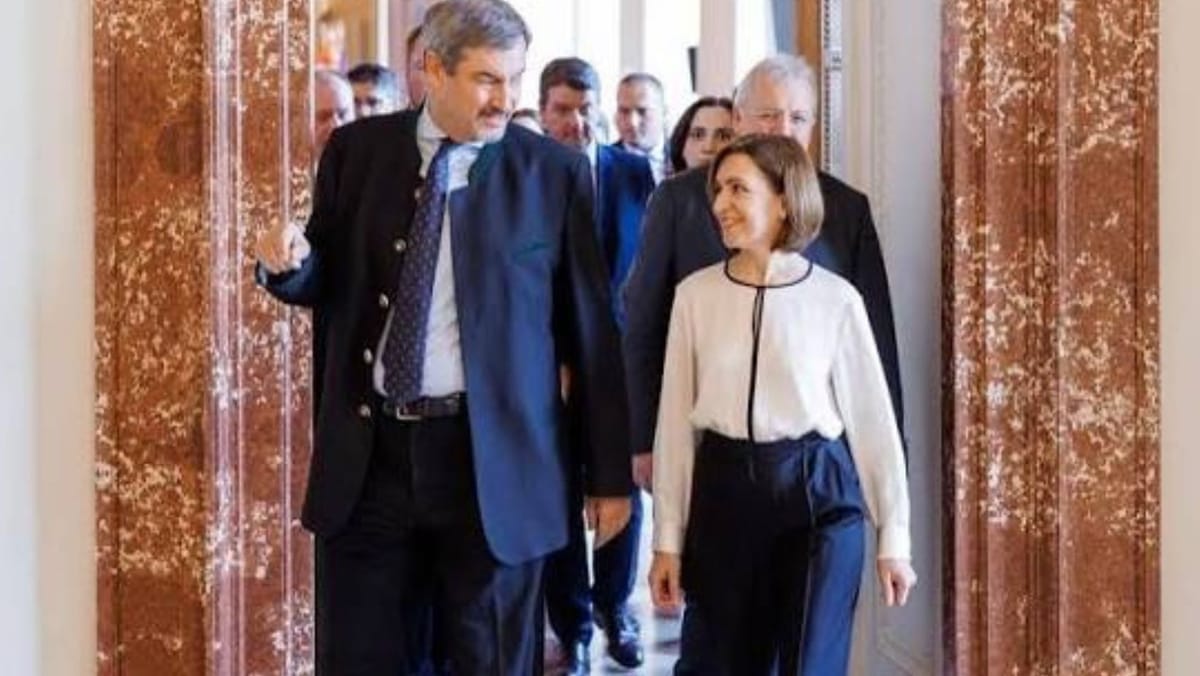 Maia Sandu se va întâlni cu premierul landului Bavaria, Markus Söder, care vine pentru prima dată Republica Moldova