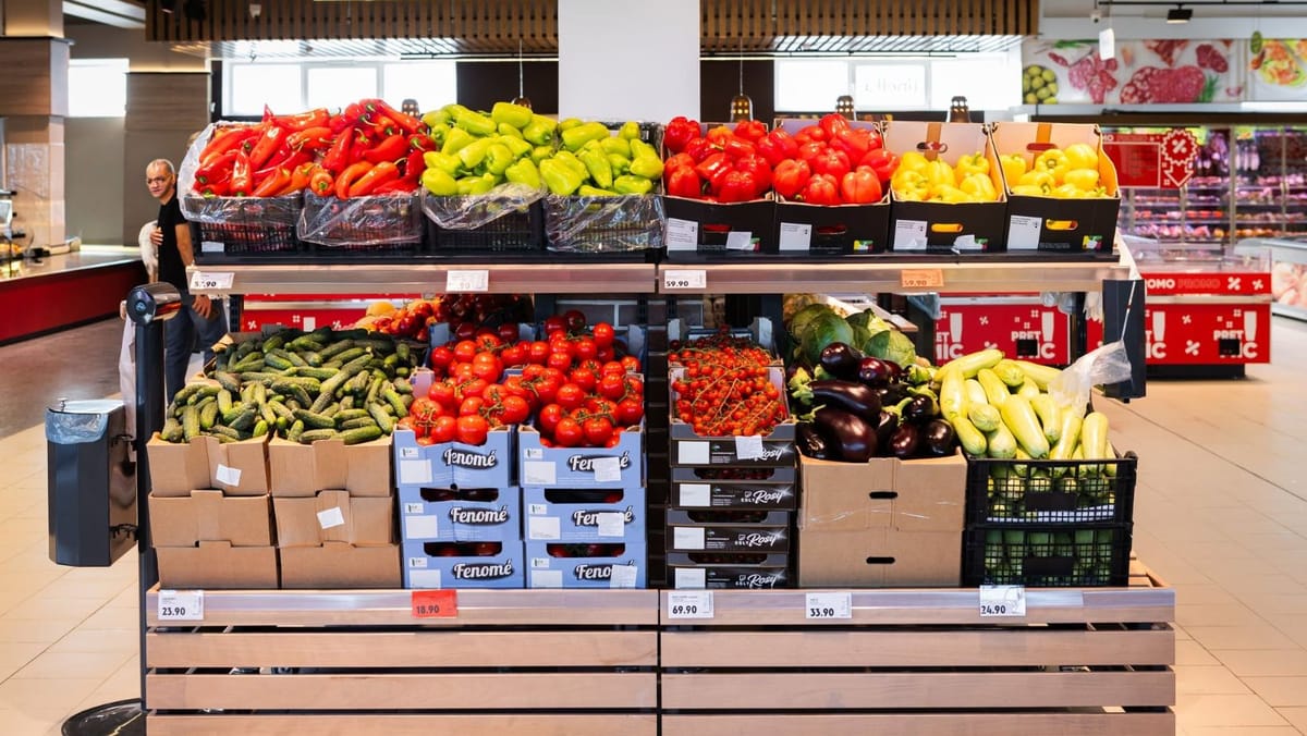 Din 10 august, magazinele mari vor fi obligate să afișeze țara de origine a produselor alimentare pe indicatorul de preț