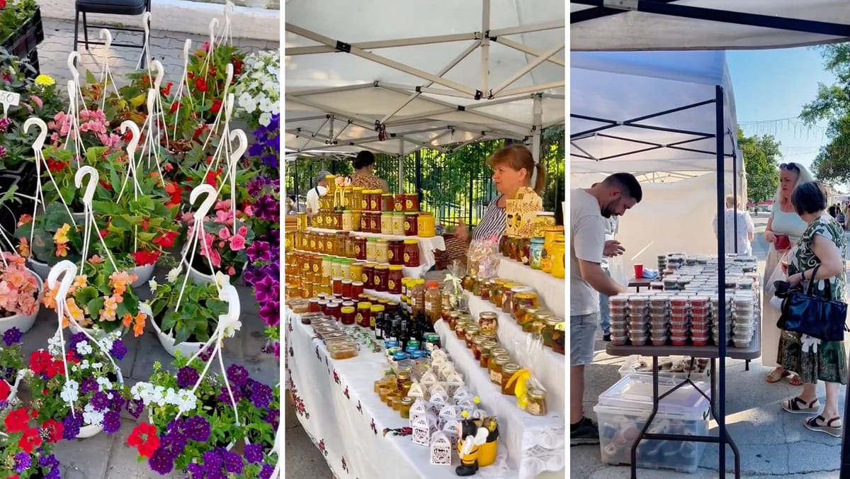 „Târg de vară” la Bălți. Timp de trei zile, vizitatorii pot cumpăra produse direct de la producătorii locali