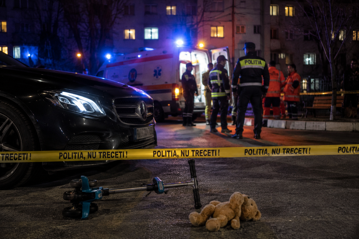 Tragedie cumplită la Botanica. Un copil de doar trei ani, aflat pe trotinetă, a fost lovit mortal de un Mercedes