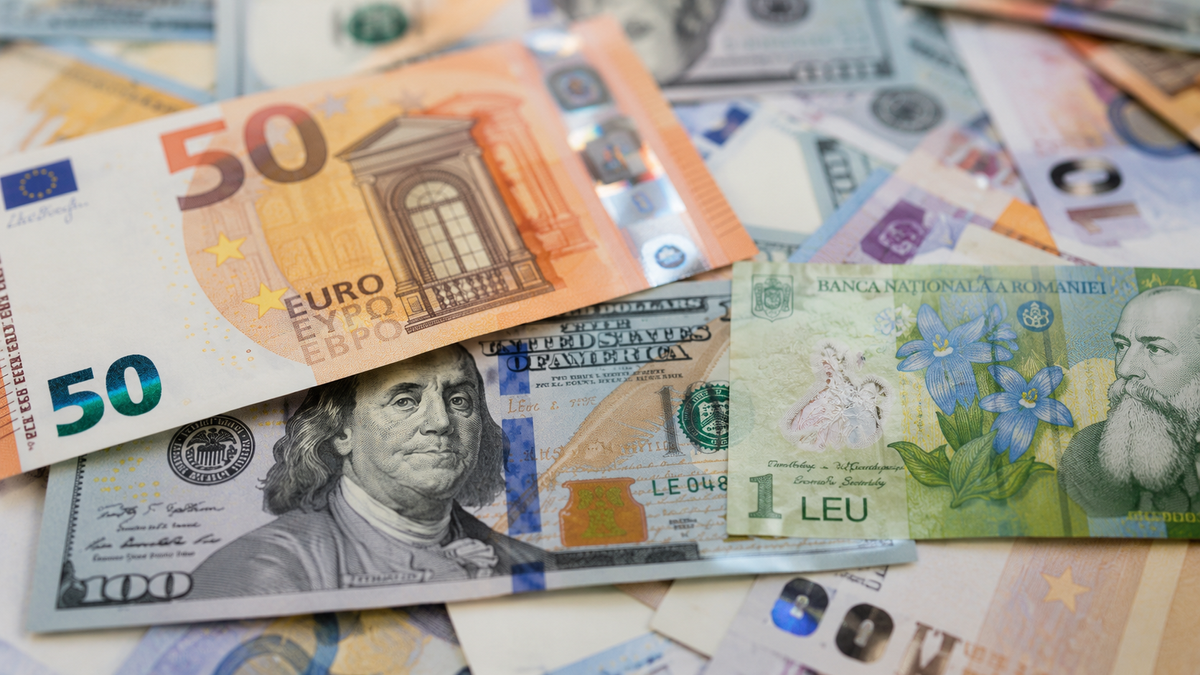 Cursul valutar: Cât costă euro și dolarul pe 27 august