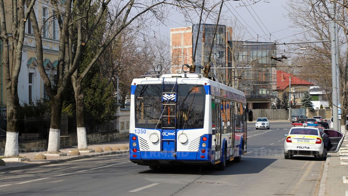 O nouă linie de troleibuz de aproape nouă km va fi construită în sectorul Ciocana