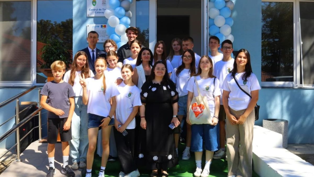Un nou loc pentru ideile tinerilor! La Călărași a fost deschis primul Centru de Tineret
