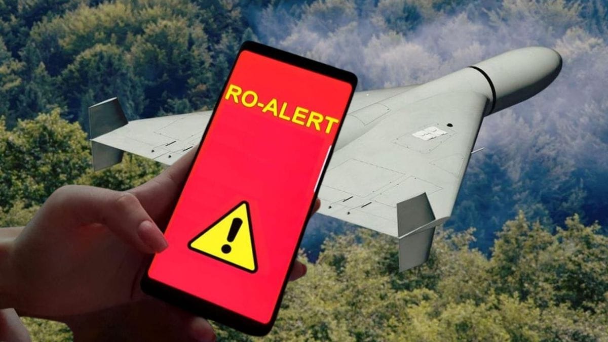 Încă o țintă aeriană detectată în apropierea României. Populația din județul Tulcea a primit mesaj RO-Alert