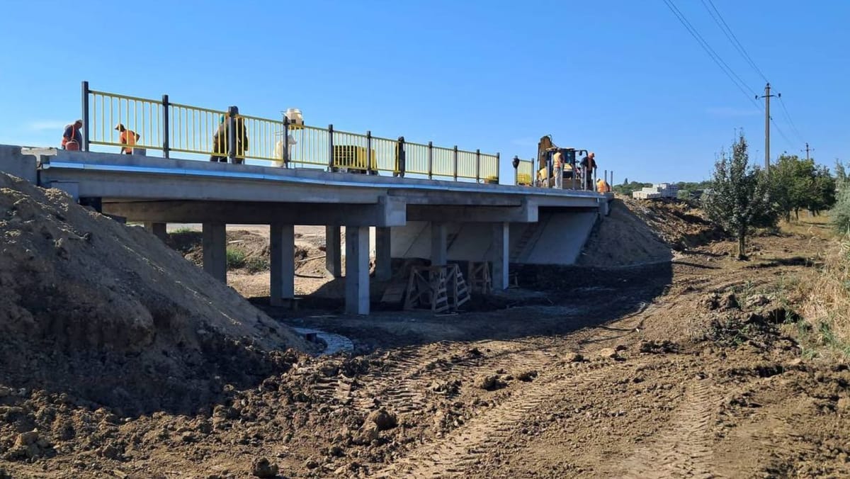 Reparația podului de lângă Corten a ajuns la 78%. Investiția depășește 15 milioane de lei