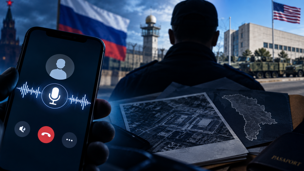AUDIO/ Ar fi spionat obiective militare din R. Moldova pentru serviciile ruse. Un bărbat de 49 de ani, arestat