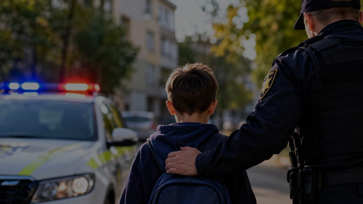 Copil de 10 ani, dat dispărut în Capitală. Unde a fost găsit de polițiști