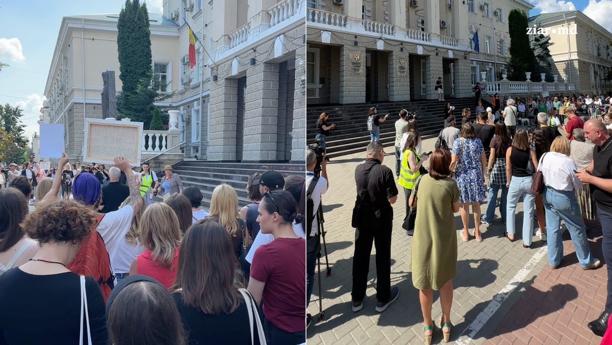 VIDEO/ Protest în fața MAI după tragedia de la Măgdăcești. Participantele au cerut măsuri urgente