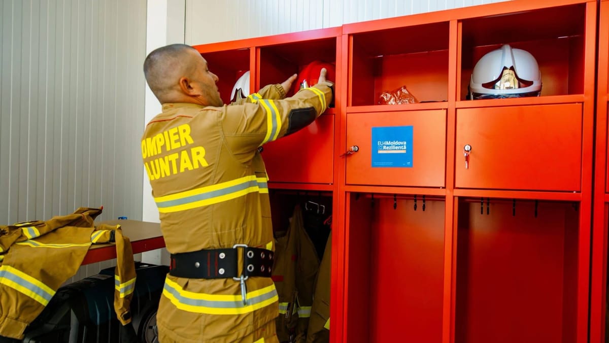 Post de salvatori și pompieri voluntari, inaugurat la Rădeni: Va deservi peste 12 mii de persoane