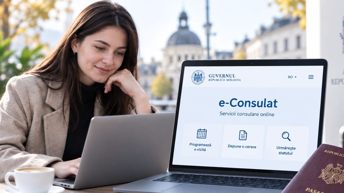 Programări și cereri consulare, direct online. Guvernul a aprobat sistemul e-Consulat