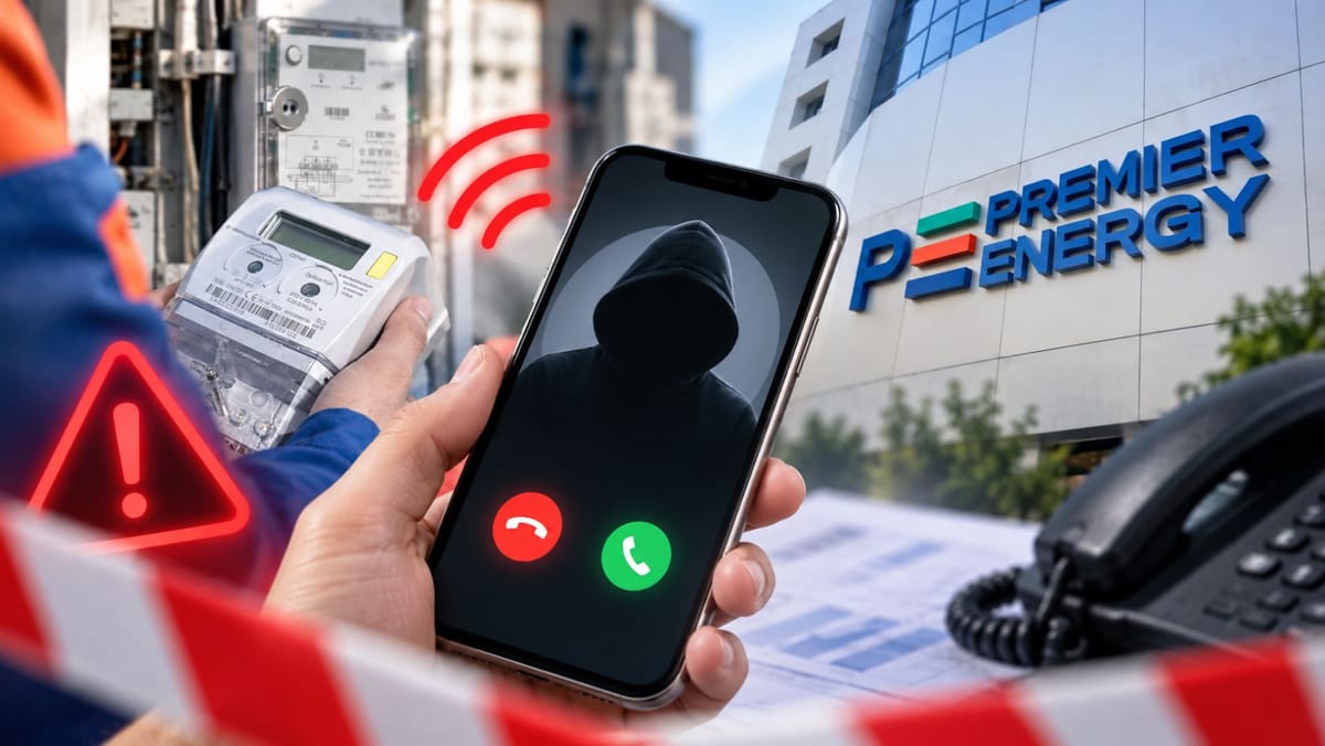 Premier Energy avertizează despre apeluri frauduloase. Escrocii cer date personale sub pretextul schimbării contoarelor