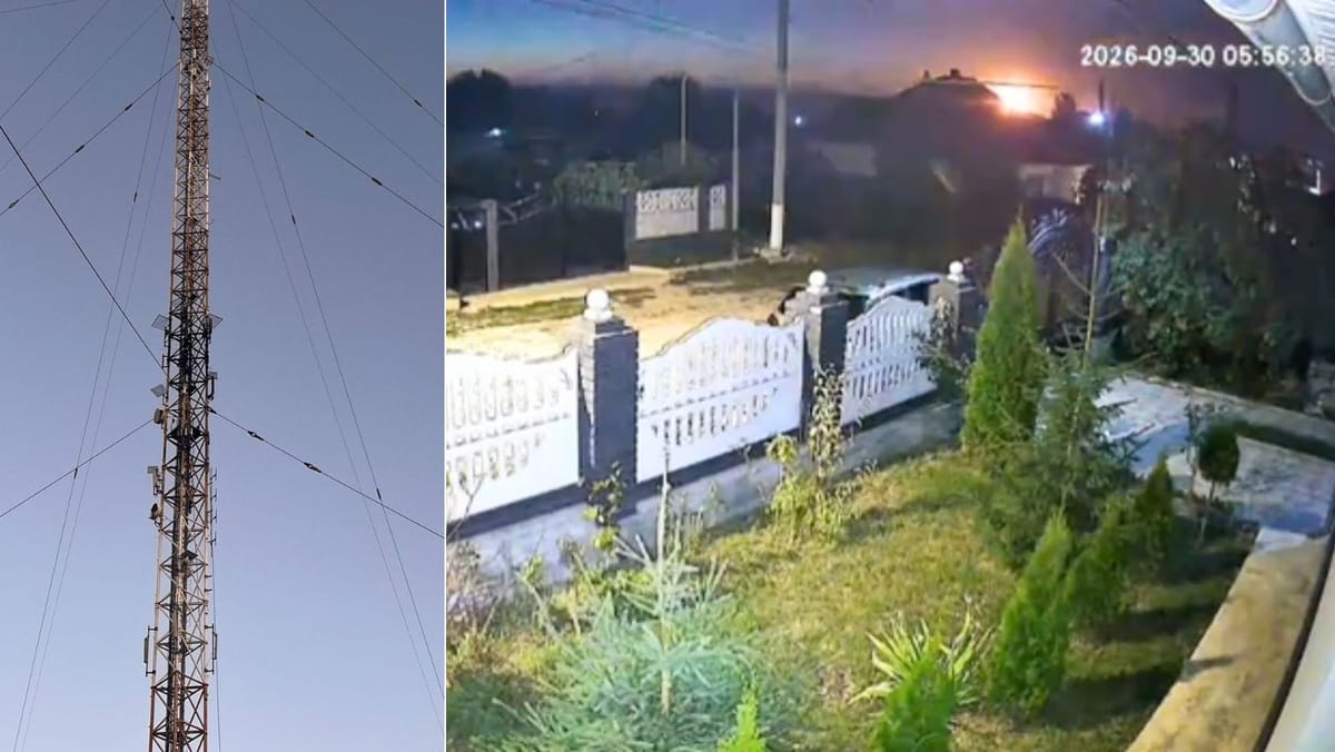 Poliția vine cu noi detalii despre drona de la Hîrbovăț. Explozia a afectat o antenă de comunicații