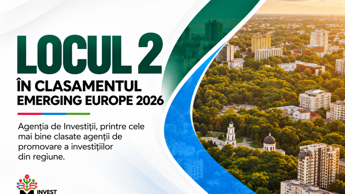 Republica Moldova depășește Cehia, Letonia și Lituania într-un clasament internațional de promovare a investițiilor