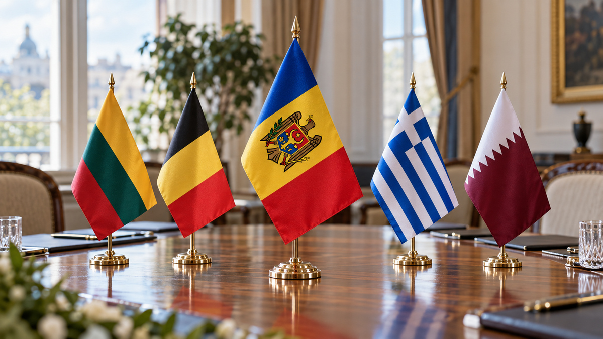 Guvernul schimbă ambasadorii Republicii Moldova în Lituania, Belgia, Grecia și Qatar