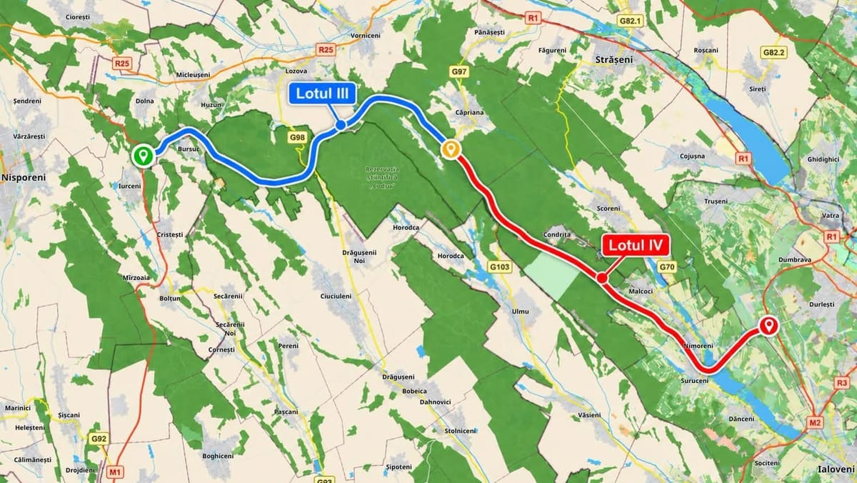 Peste 46 km din drumul Leușeni-Chișinău vor fi reabilitați. Proiectul prevede și două ecoducte