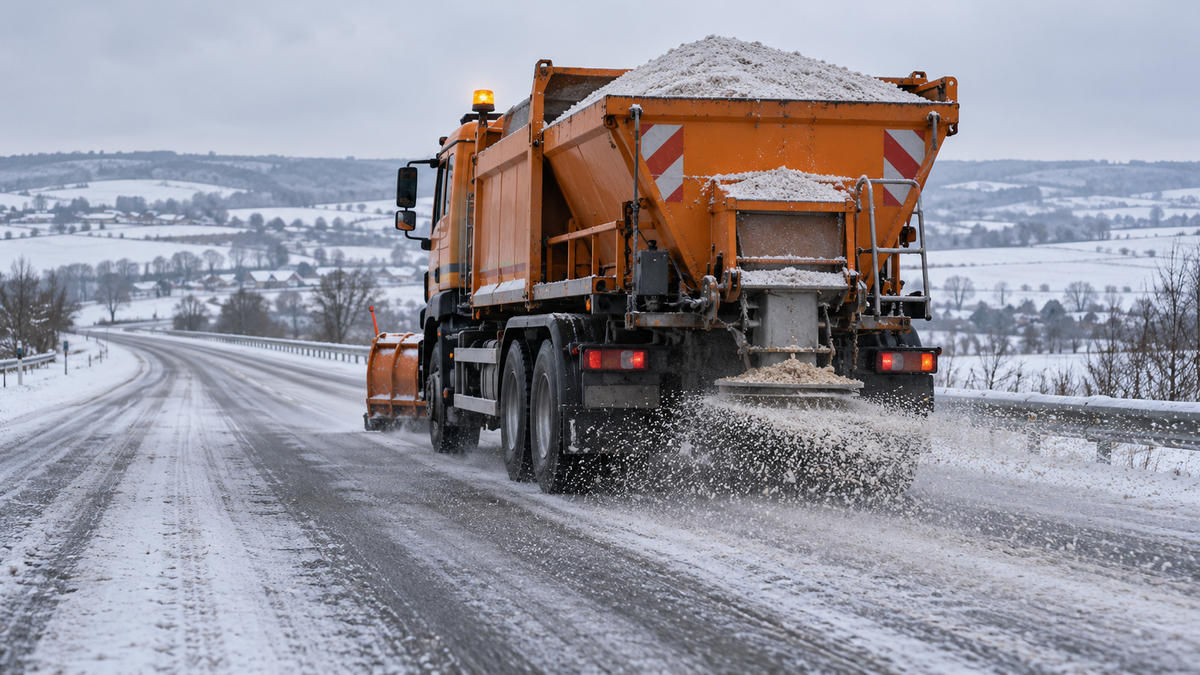 Peste 21.000 de tone de sare pentru drumurile naționale: autoritățile se pregătesc de iarnă