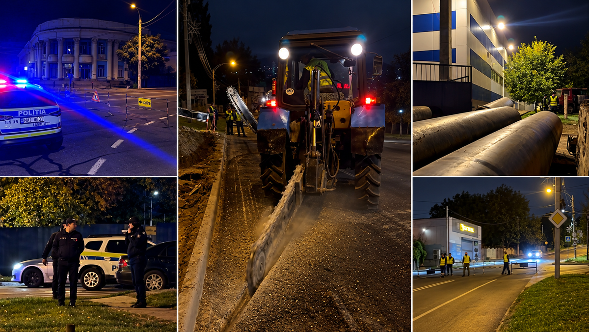 VIDEO/ Ion Ceban spune că a apelat la 112 după săpăturile de pe strada Vadul lui Vodă - dispută la miezul nopții
