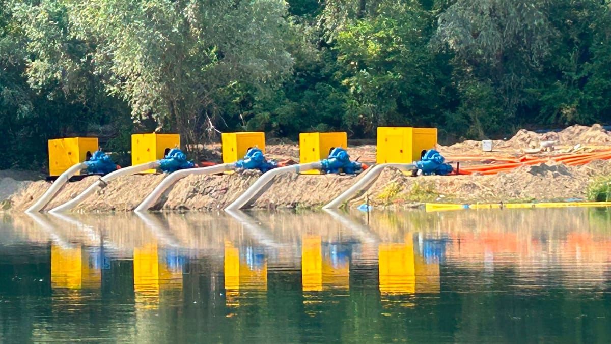 Guvernul va suplimenta numărul pompelor pentru captarea apei din Nistru. Autoritățile mizează pe rezervele de la Dubăsari