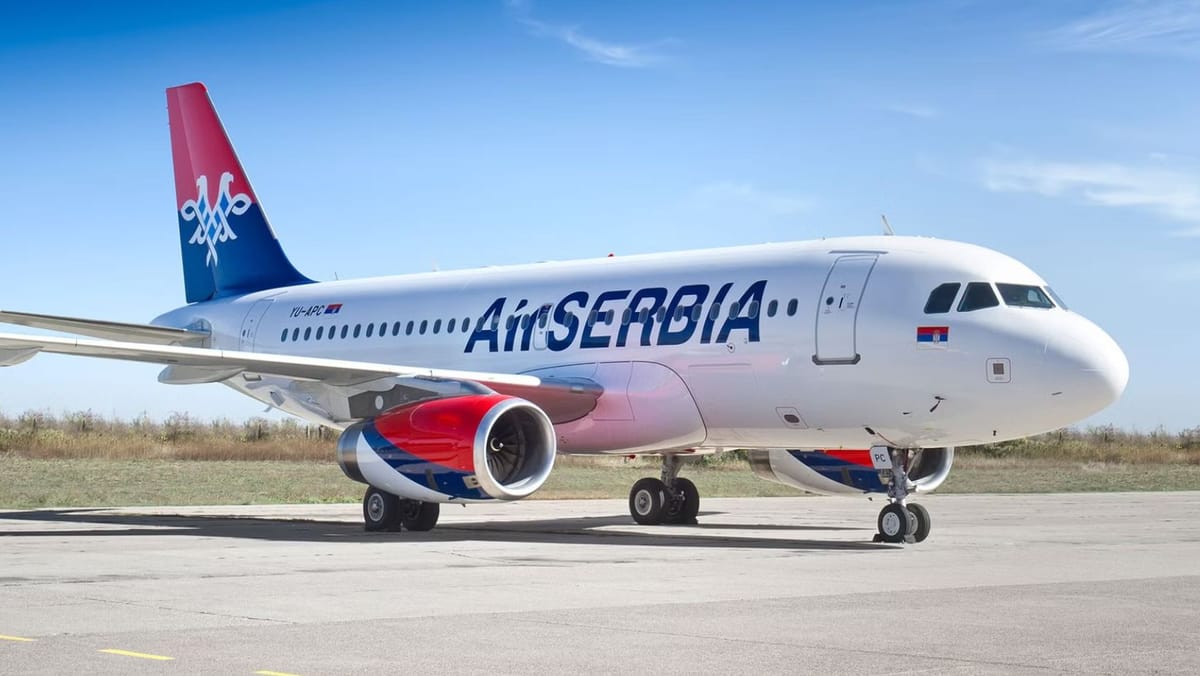 Air Serbia intră pe piața din R. Moldova: patru zboruri săptămânale între Chișinău și Belgrad - iată de când