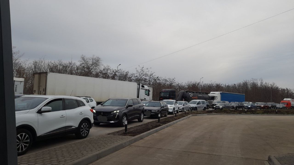 Aglomerație la punctele de trecere Leușeni și Sculeni, pe sensul de ieșire din R. Moldova