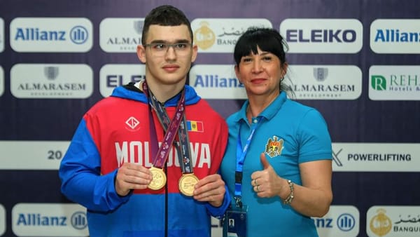 Trei sportivi paralimpici din R. Moldova au urcat pe podium la Cupa Mondială de Para Powerlifting