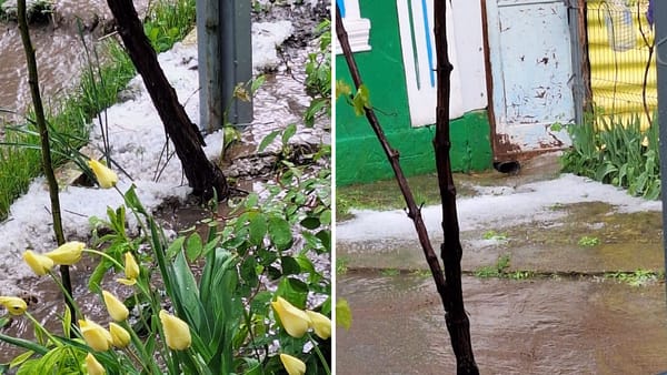 VIDEO/ „Am văzut potopul”. A plouat cu grindină la Soroca