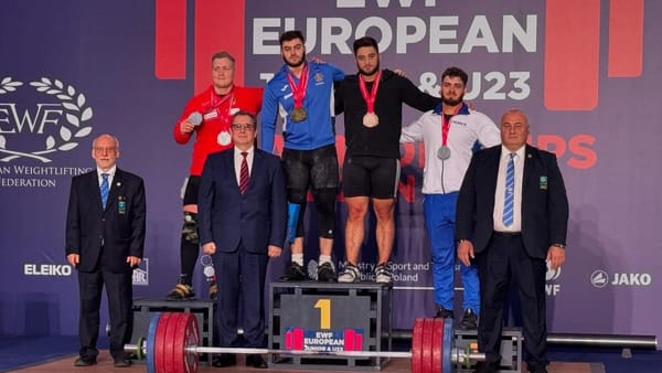Moldoveanul Tudor Bratu a cucerit trei medalii de aur la Campionatul European de Haltere