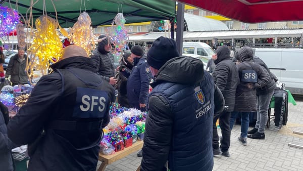 Comerț ilegal în sectorul Centru al Chișinăului. Peste 47 de procese-verbale, întocmite de inspectorii fiscali