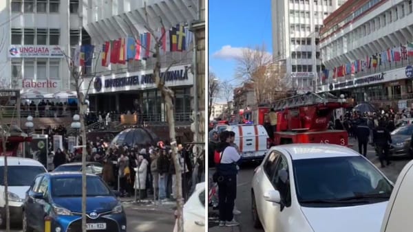 Incendiu la o patiserie din clădirea ULIM. Studenții și profesorii au fost evacuați